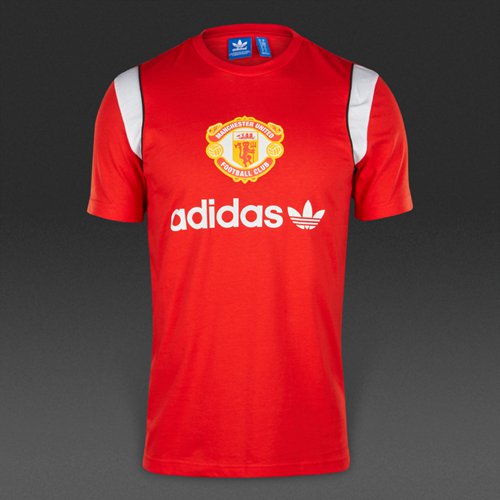 Adidas Originals Manchester United Tee Red for Men